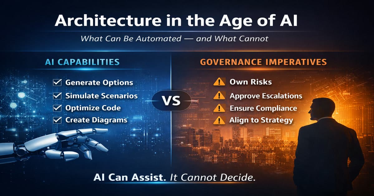 Architecture in the Age of AI: What Can Be Automated — and What Cannot
