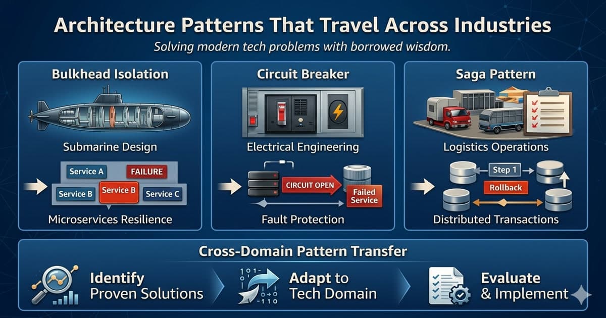 Architecture Patterns That Travel Across Industries