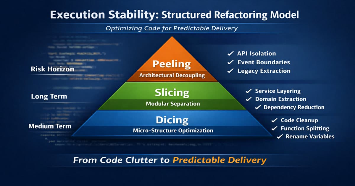 Execution Stability: How Structured Refactoring Improves Delivery Predictability